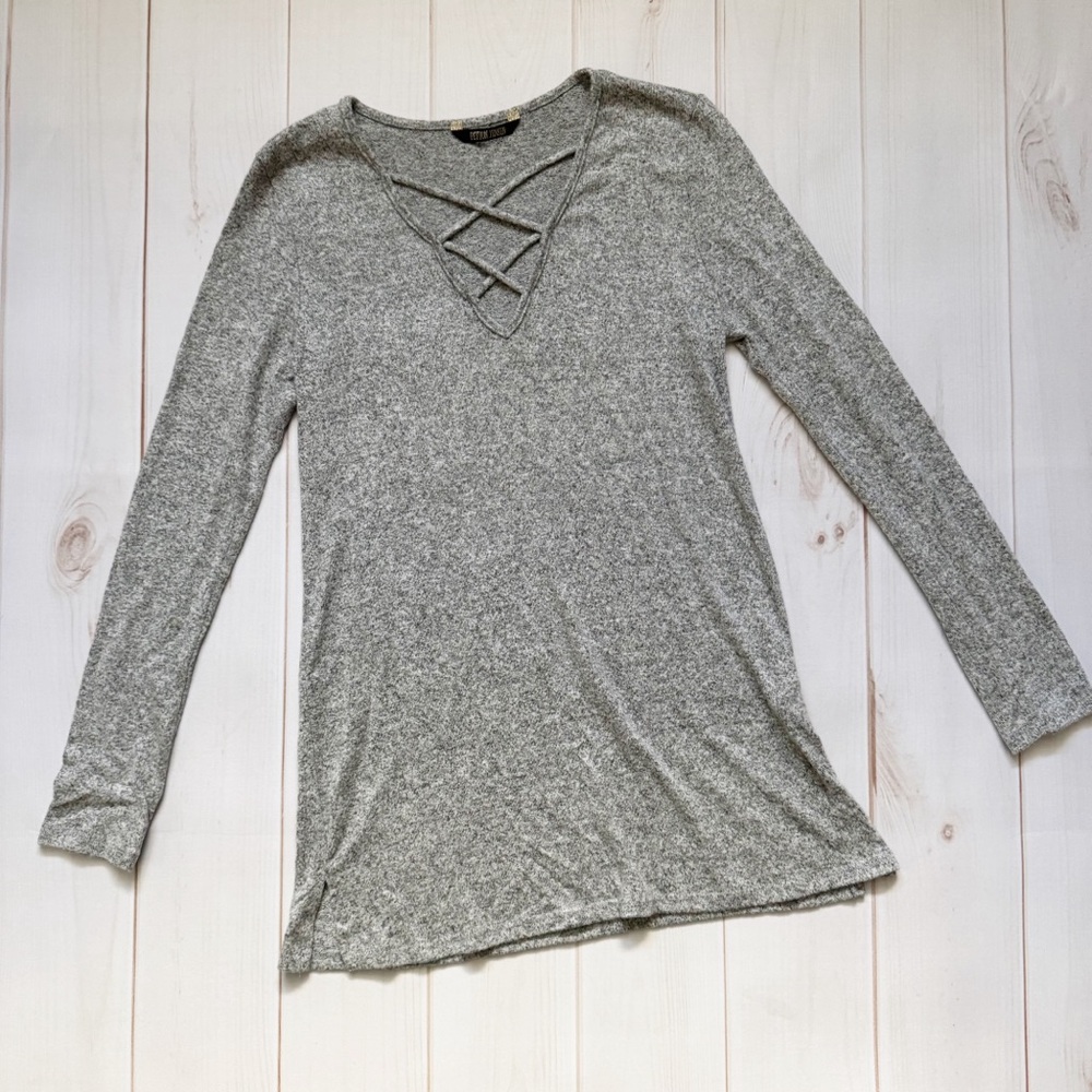 Peyton Jensen Gray Tunic